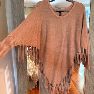 women's poncho sweater